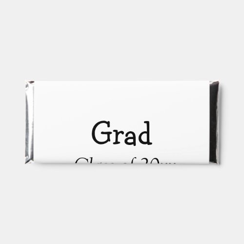 Graduation congrats class of 20xx add name text hershey bar favors