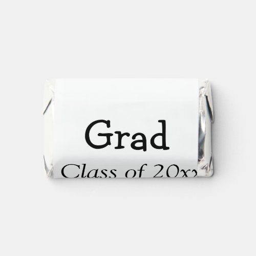 Graduation congrats class of 20xx add name text hersheys miniatures