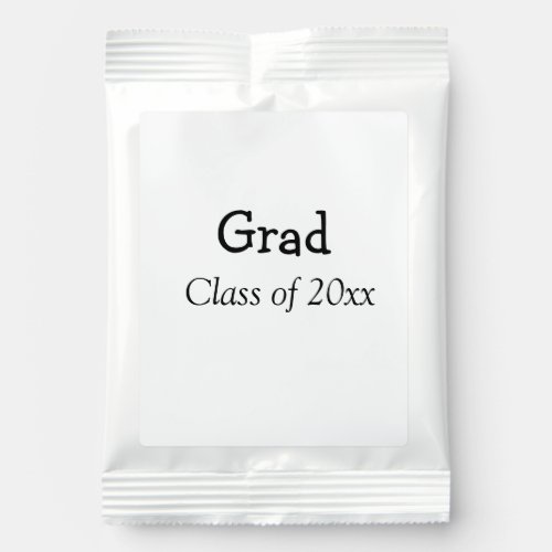 Graduation congrats class of 20xx add name text hot chocolate drink mix