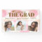 Graduation Congrats Custom Photos Pink Gold Sign