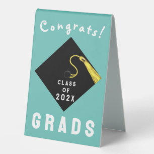 Graduation Congrats Decor Table Tent