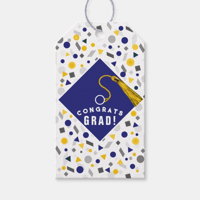 Graduation Congrats Gift Tags (Front)