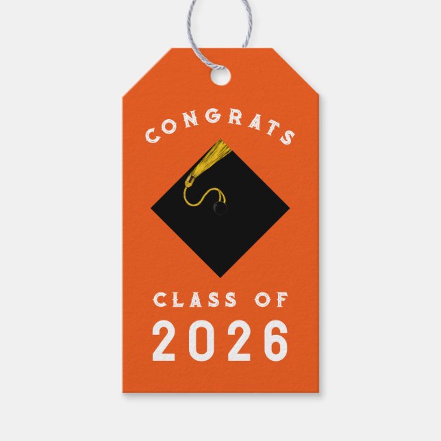 Graduation Congrats Gift Tags (Front)