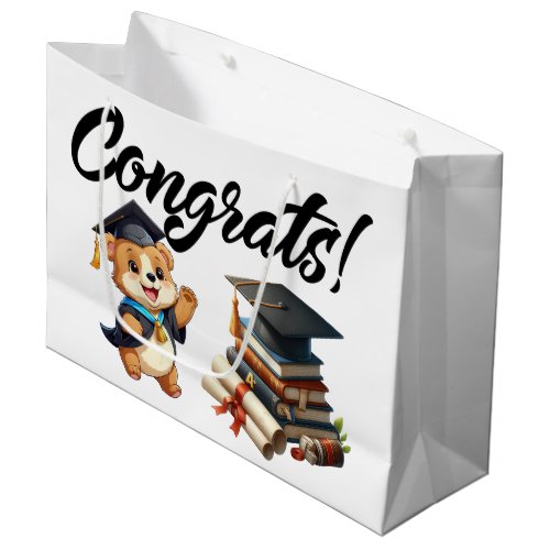 Graduation Congrats  Large Gift Bag