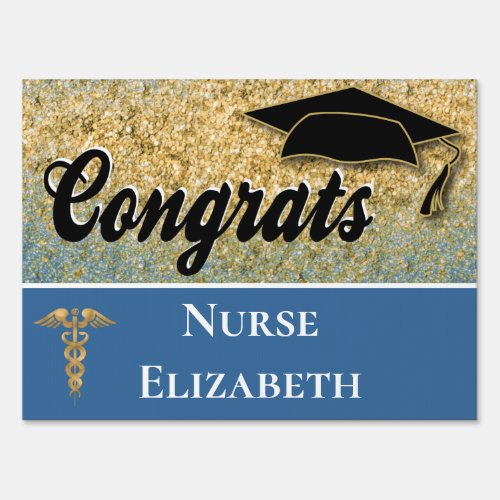 Graduation Congrats Medical Nurse Sign