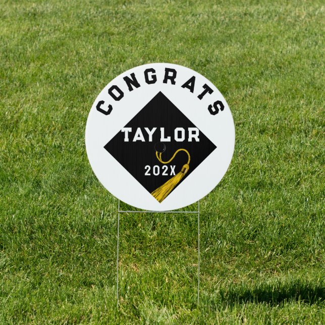 Graduation Congrats Sign (Insitu)