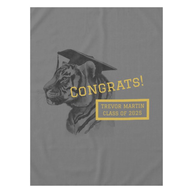 Graduation Congrats Tablecloth (Front)