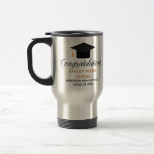 Graduation Congratulations 2025 Graduate Custom Travel Mug