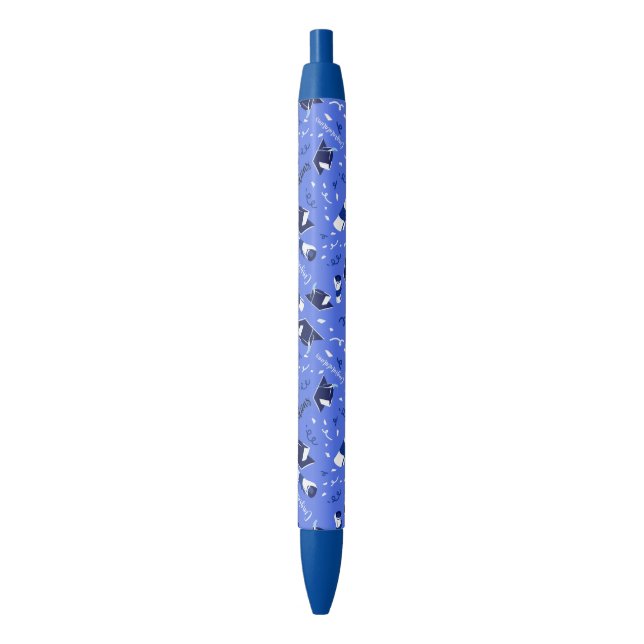 Graduation Congratulations Blue Pen (Front Vertical)