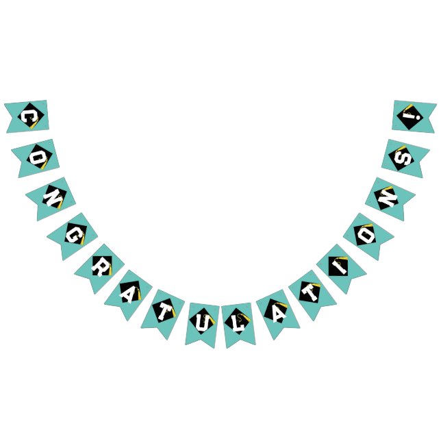 Graduation Congratulations Bunting Flags (All)