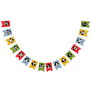 Graduation Congratulations Bunting Flags