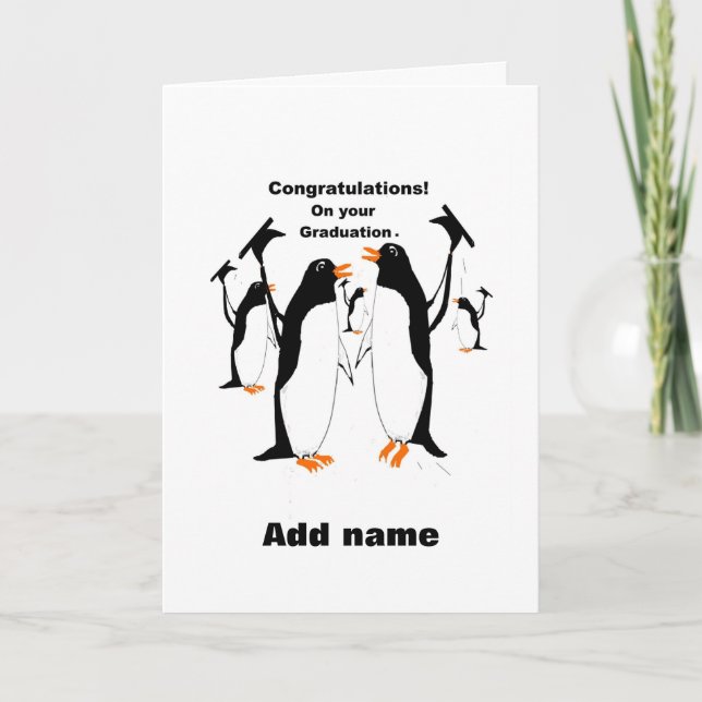 Graduation Congratulations Card (Front)