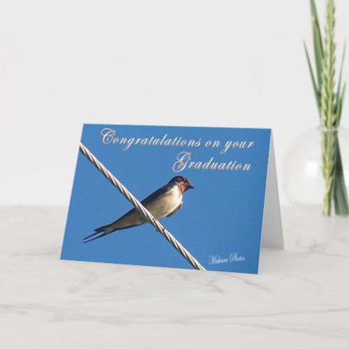 Graduation congratulations card