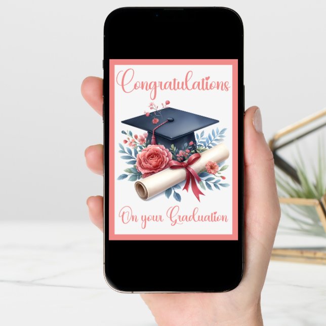 Graduation Congratulations Card (Front Digital)