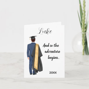 Graduation Congratulations College Leaver For Him Holiday Card
