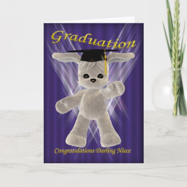Graduation Congratulations Darling Niece Card (Front)