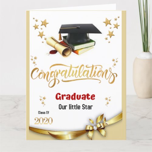 Graduation Congratulations Folded Card