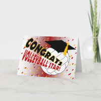 Graduation Congratulations for a Volleyball Star