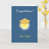 Graduation Congratulations on Award Blue Card | Zazzle