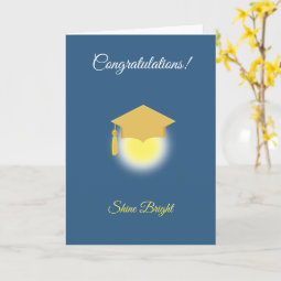 Graduation Congratulations on Award Blue Card | Zazzle