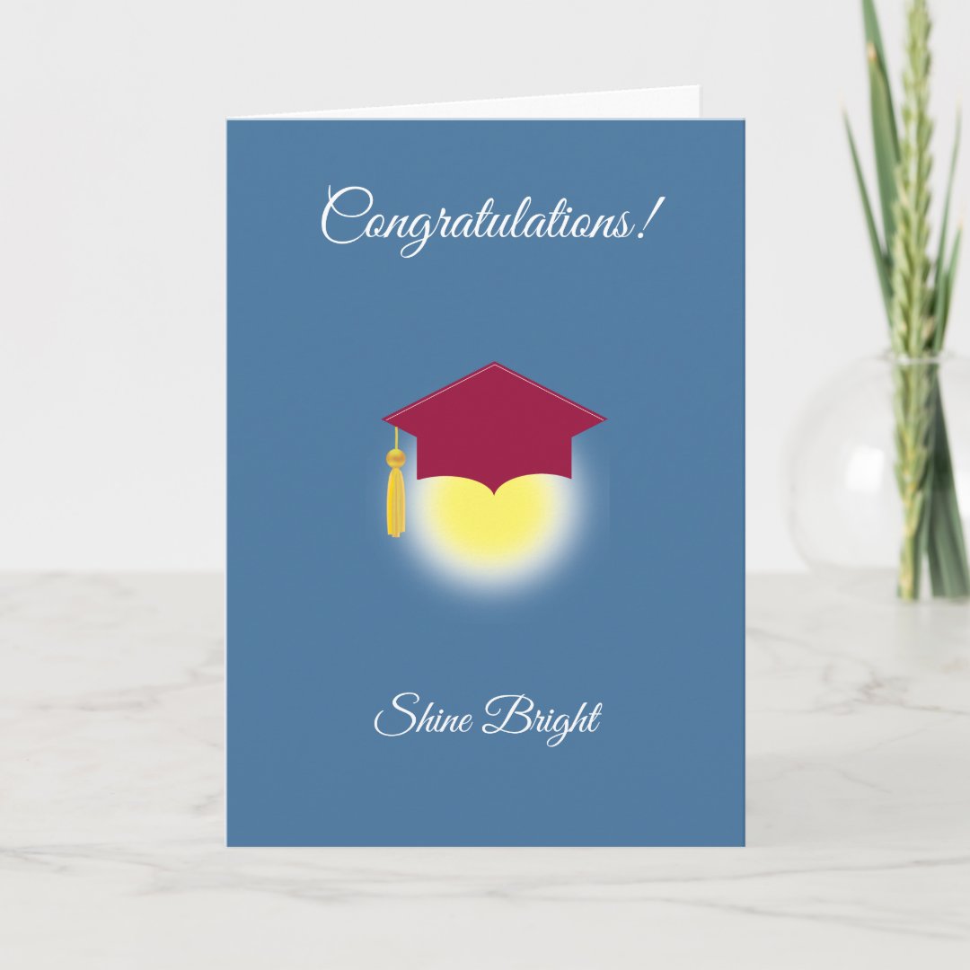 Graduation Congratulations on Award Blue Card | Zazzle