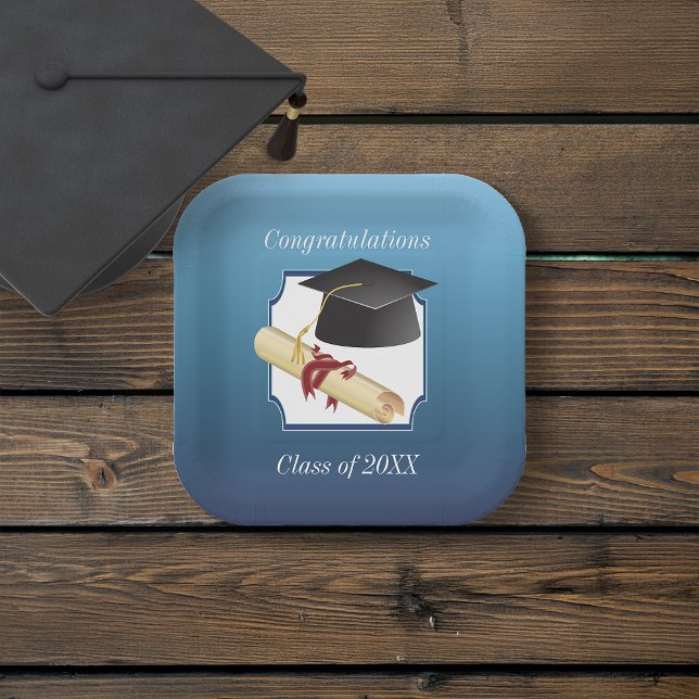 Graduation Congratulations Paper Plates (Creator Uploaded)