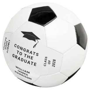Graduation Congratulations Personalized Soccer Ball