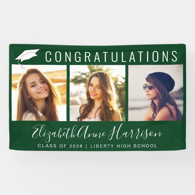 Graduation Congratulations Photo Banner (Horizontal)