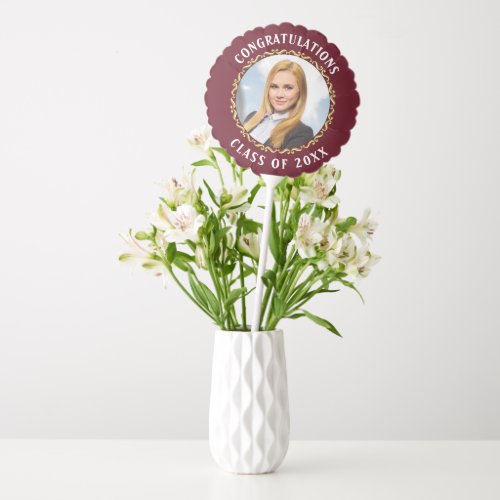 Graduation Congratulations photo Gold Frame Balloon