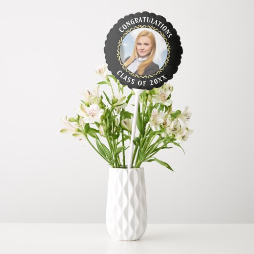 Graduation Congratulations photo Gold Frame Balloon