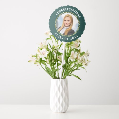Graduation Congratulations photo Gold Frame Balloon