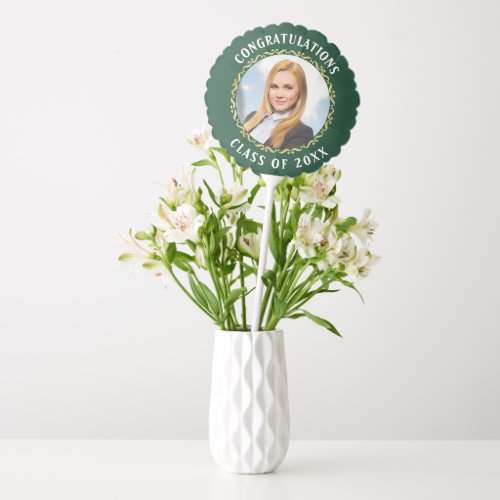 Graduation Congratulations photo Gold Frame Balloon
