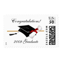 Graduation Congratulations Postage Stamps