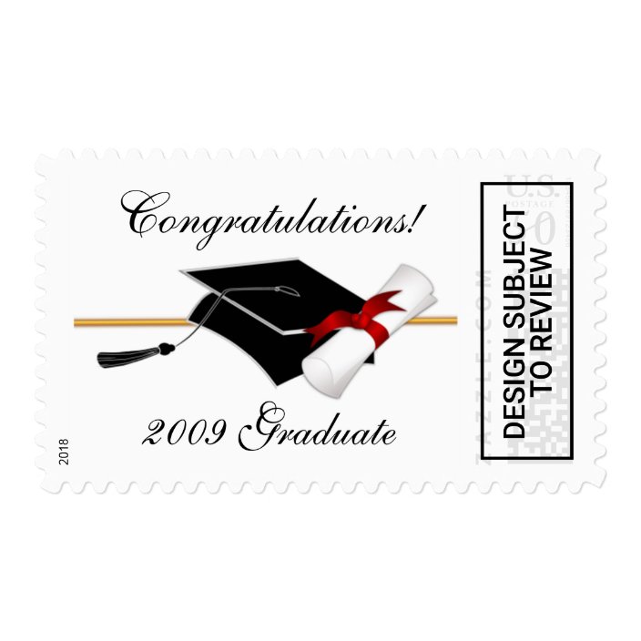 Graduation Congratulations Postage Stamps