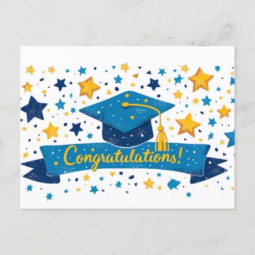 Graduation Congratulations Postcard