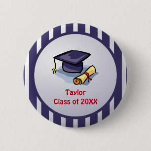 Graduation Congratulations Remember the Past Button