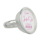 Graduation Congratulations Ring (Side)