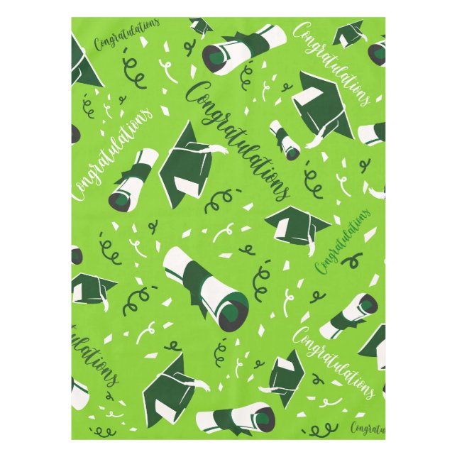 Graduation Congratulations Tablecloth (Front)
