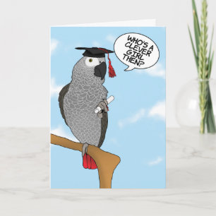 Graduation Congratulations Whos A Clever Girl Then Card