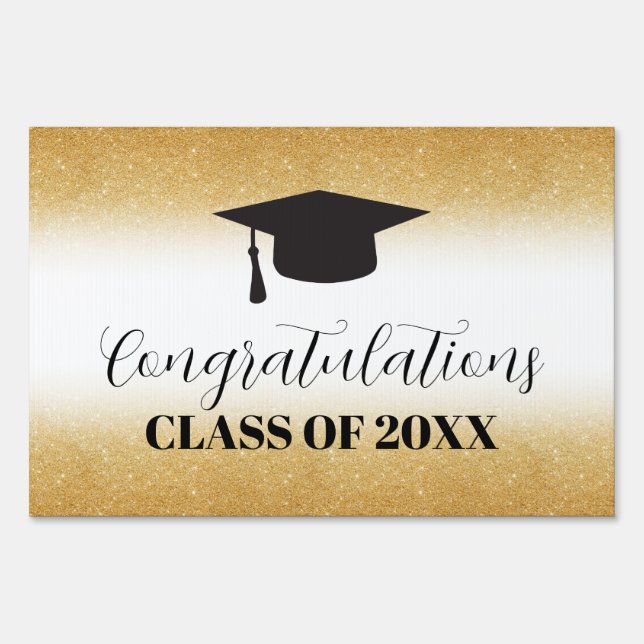 Graduation Congratulations Yard Sign (Front)