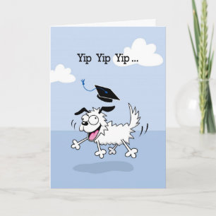 Graduation Congratulations Yippee Dog Card