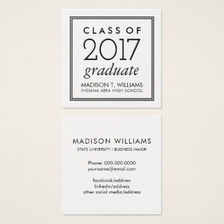 Graduation | Contact Information Network Card
