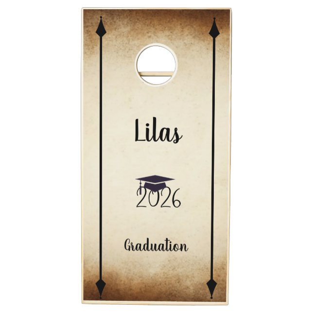 Graduation Corn Toss Cornhole Set (Left)