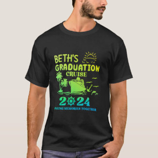 Graduation Cruise 2024 Caribbean Cruise Squad Birt T-Shirt