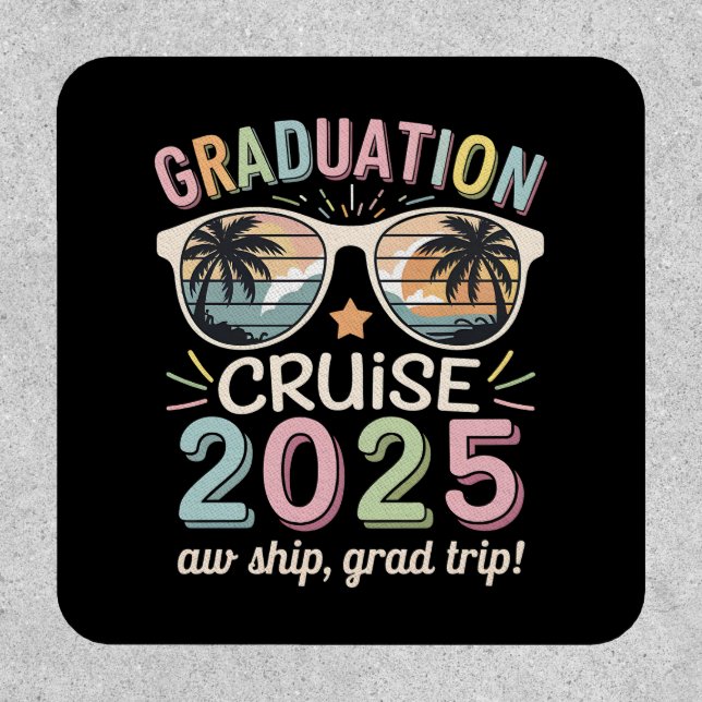 Graduation Cruise 2025 Graduate Cruising Squad Patch (Front)