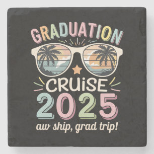 Graduation Cruise 2025 Graduate Cruising Squad Stone Coaster