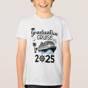 Graduation Cruise 2025 Senior Trip Summer Vacation Tri-Blend Shirt