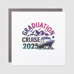 Graduation Cruise 2025 Summer Trip Matching Car Magnet
