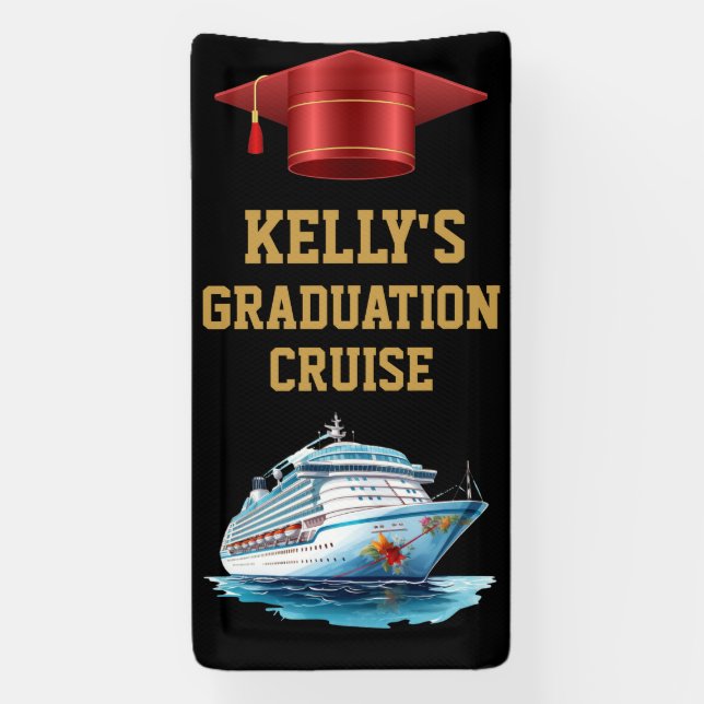 Graduation Cruise Cabin Door Banner (Vertical)