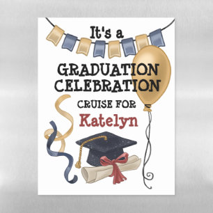 Graduation Cruise Cabin Door Magnet Magnetic Dry E Erase Sheet